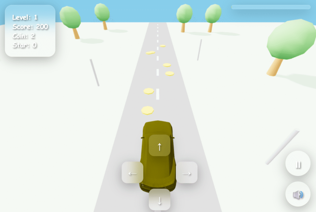 Capture d'écran d'une mission d'apprentissage des couleurs dans le jeu