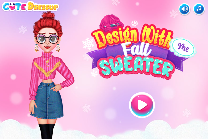 Ariel essayant différents styles de pulls d'automne